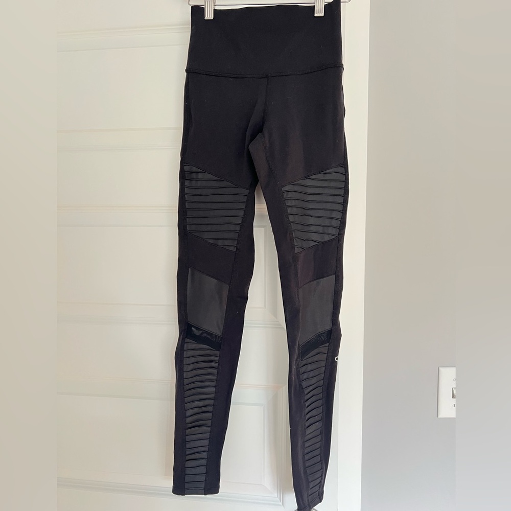 Alo Yoga Black Moto Legging Small